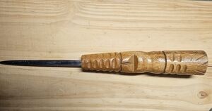 Vintage Handcarved Wooden Letter Opener
